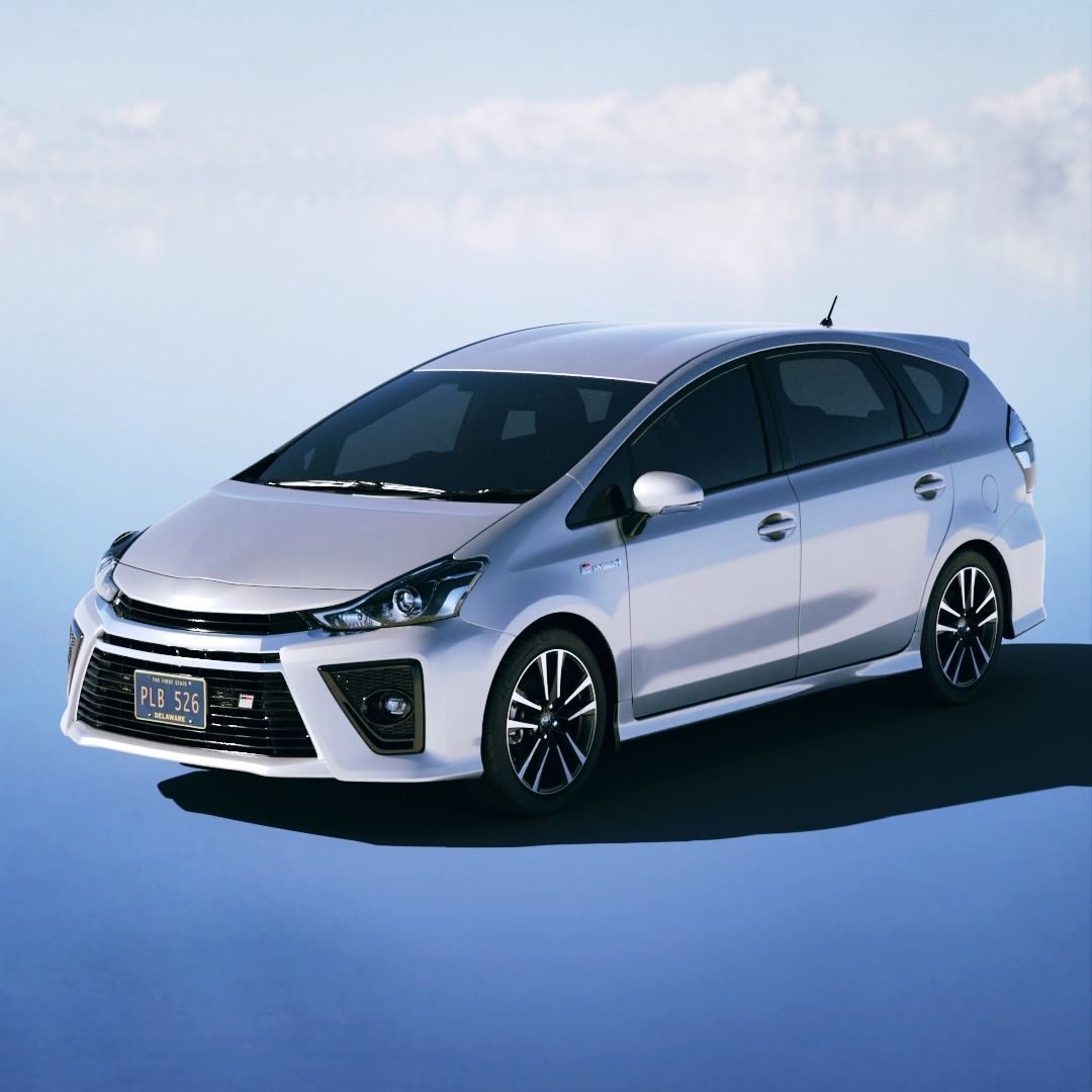 Toyota Prius Alpha GR Sport 2020 3D model_3