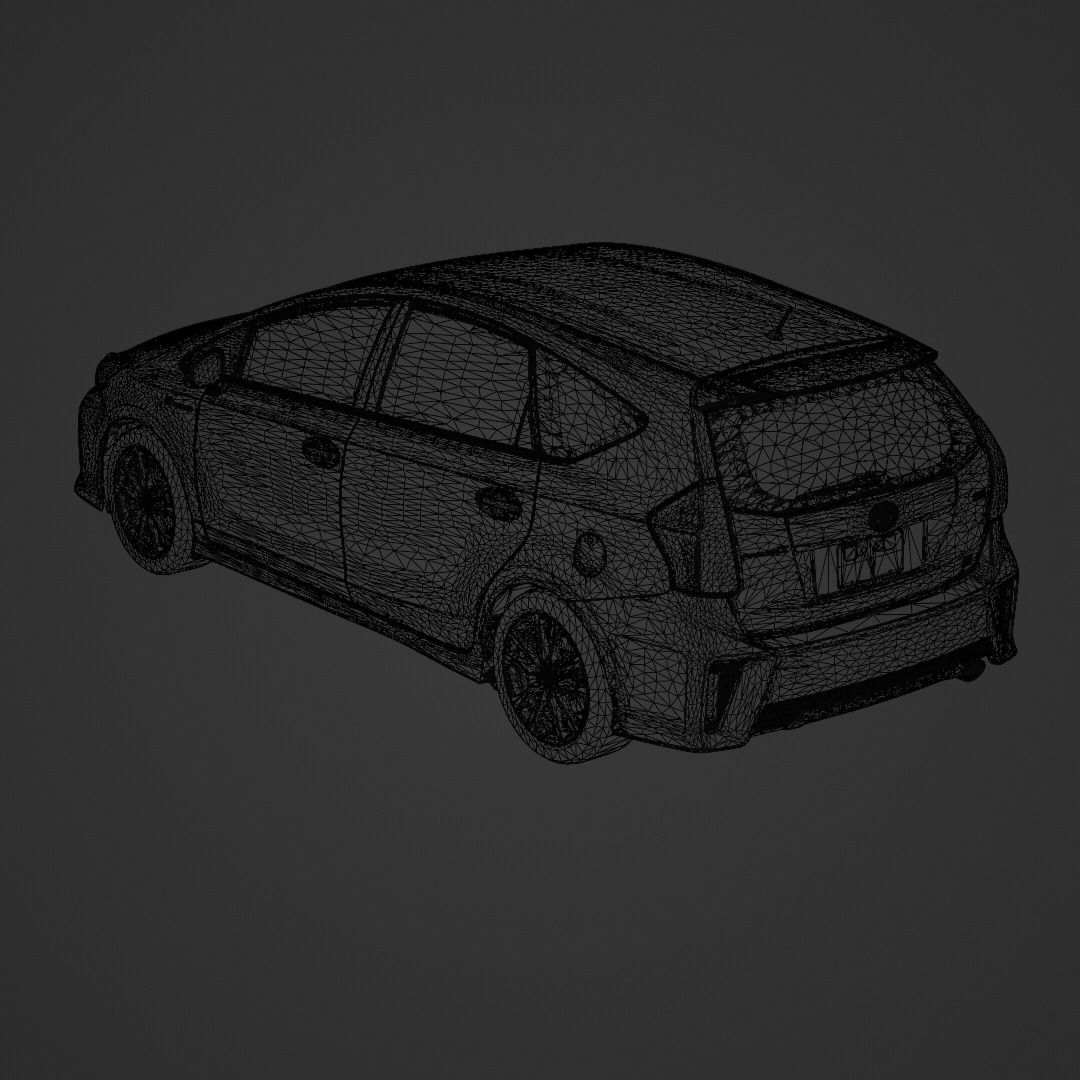Toyota Prius Alpha GR Sport 2020 3D model_8