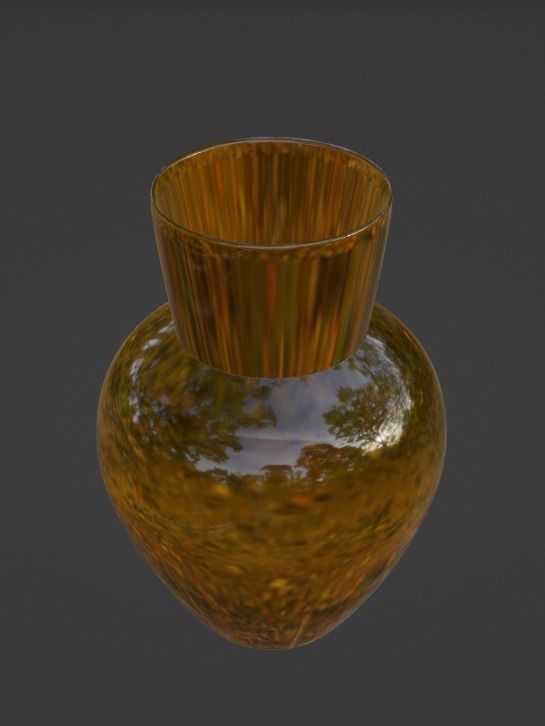 Vases Low-poly 3D model_4