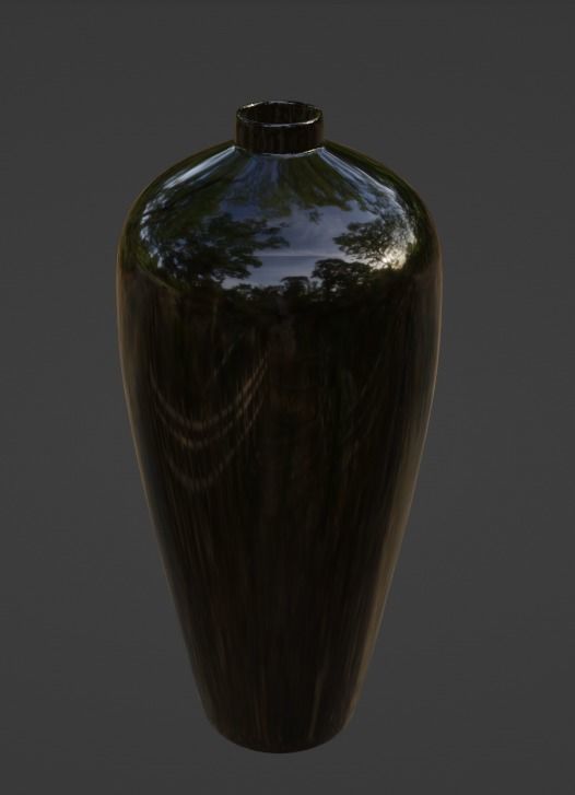 Vases Low-poly 3D model_6