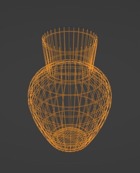 Vases Low-poly 3D model_5