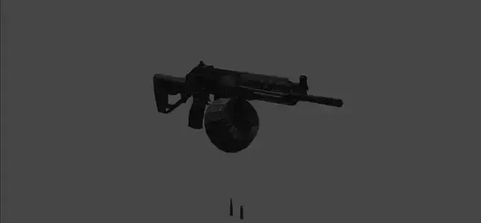 Low poly Gun