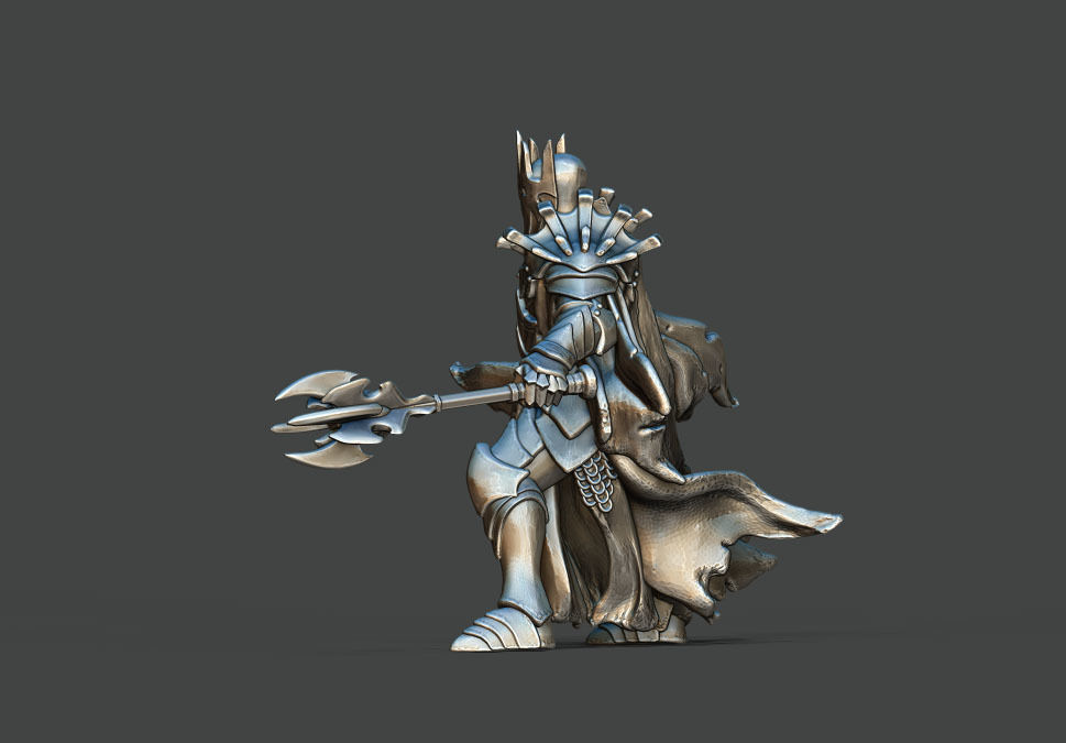 Dark lord - 36mm height 3D print model_3