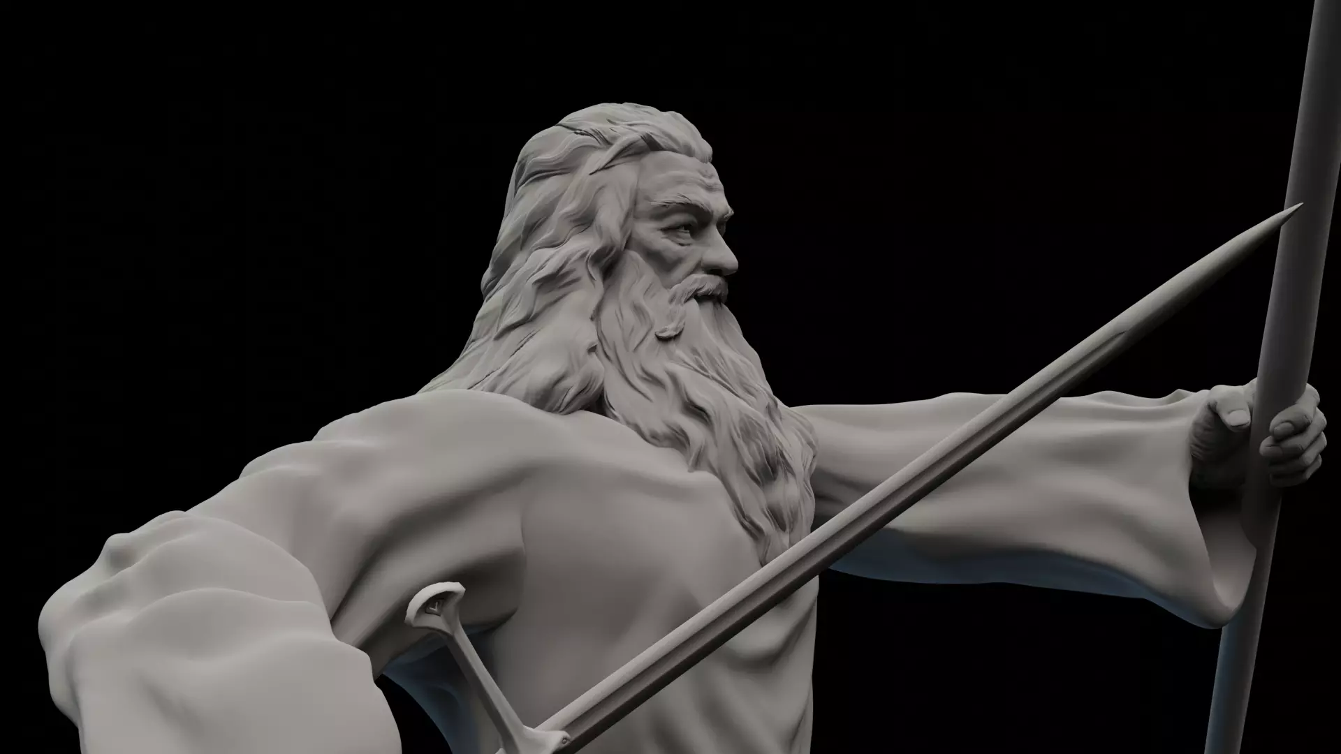 Gandalf 3D print model