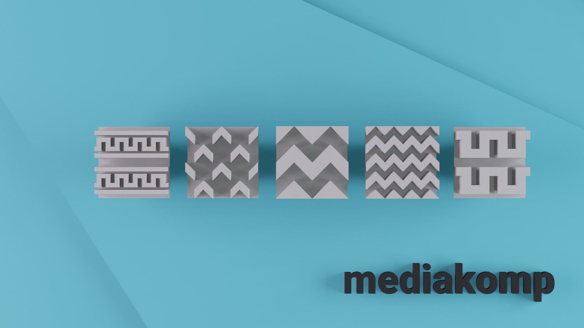 Stamps for pottery - patterns set 2 3D print model_4