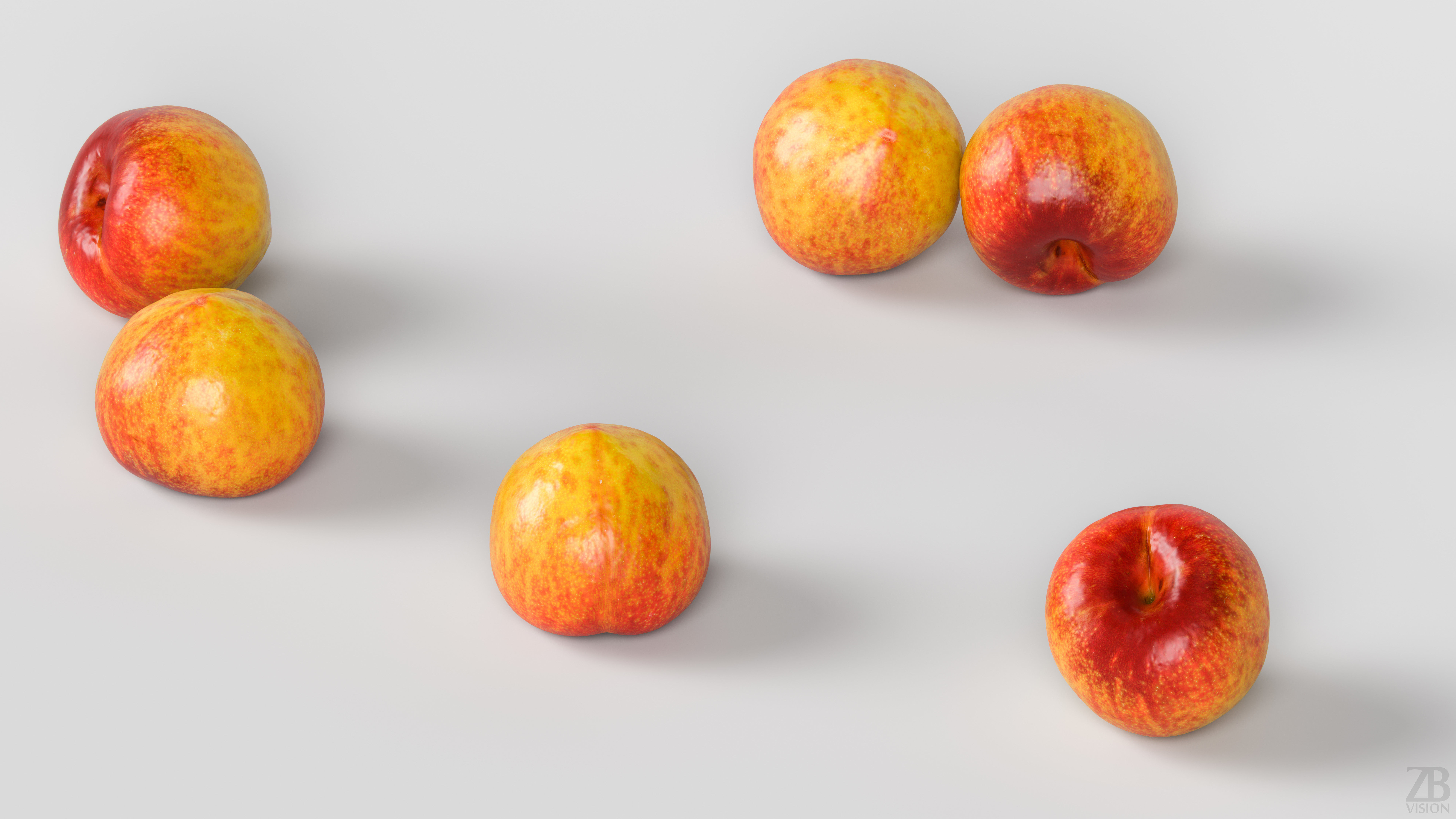 Plum  3D model_2