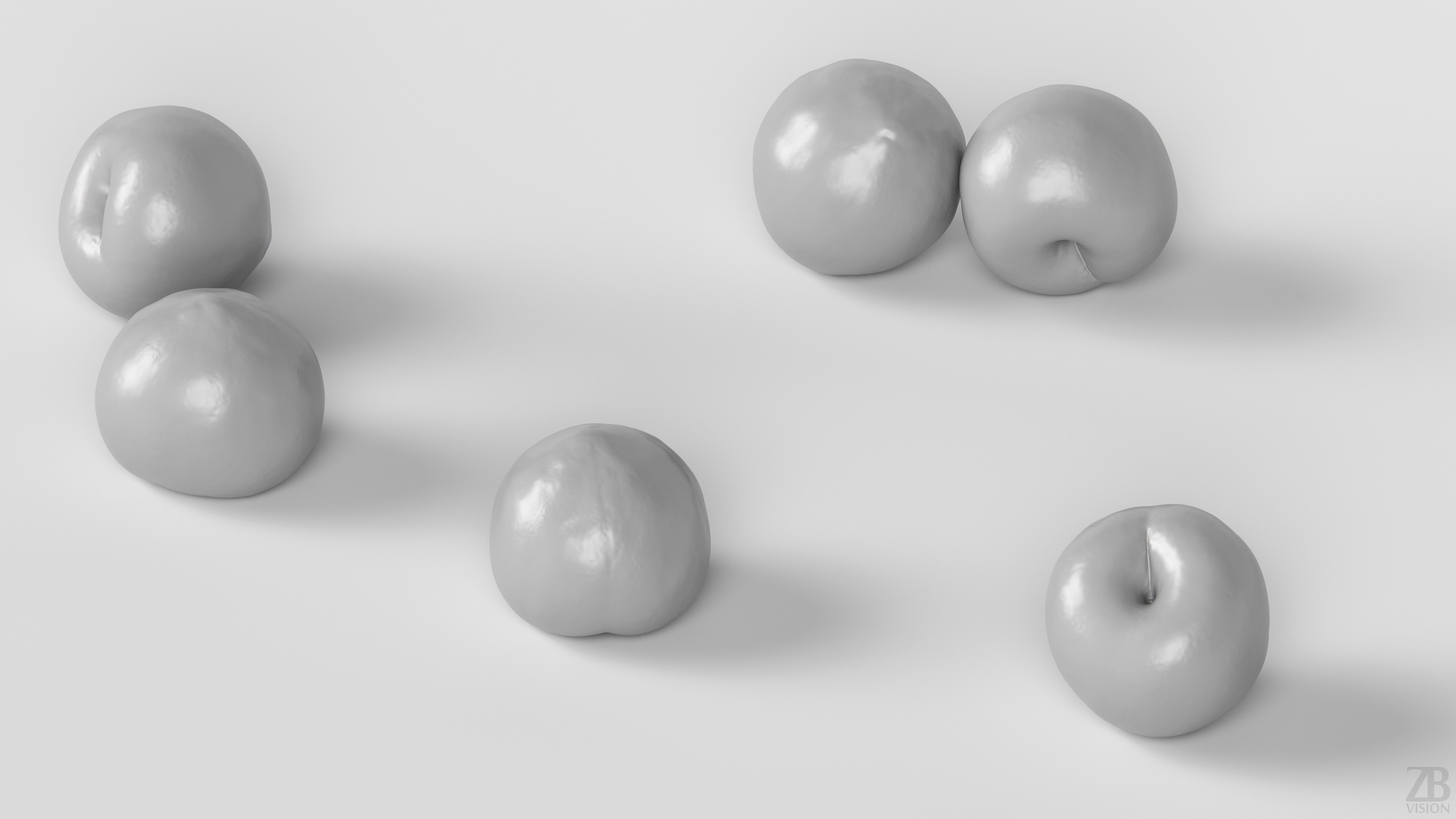 Plum  3D model_3