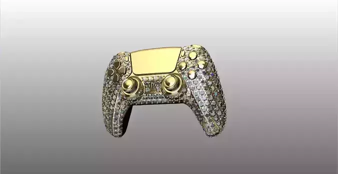 PS5 controller Model 3D 3D print model