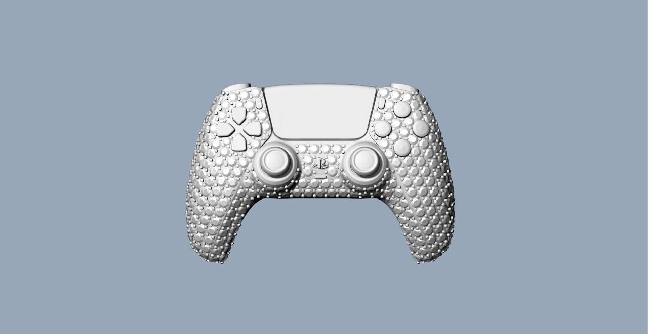 PS5 controller Model 3D 3D print model_6