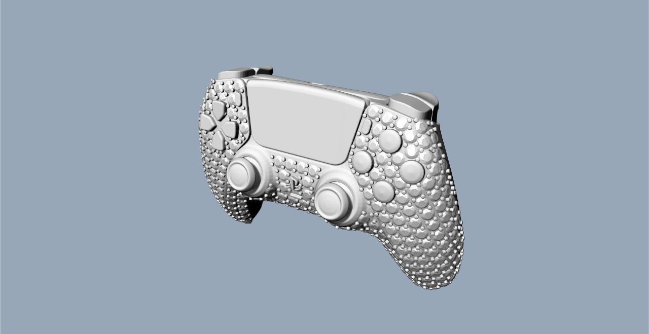 PS5 controller Model 3D 3D print model_8