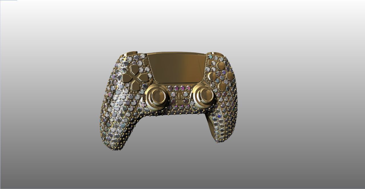 PS5 controller Model 3D 3D print model_2