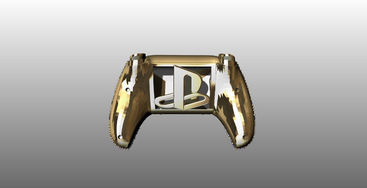 PS5 controller Model 3D 3D print model_4