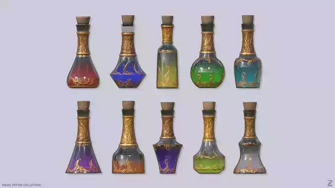 Magic potion collection 