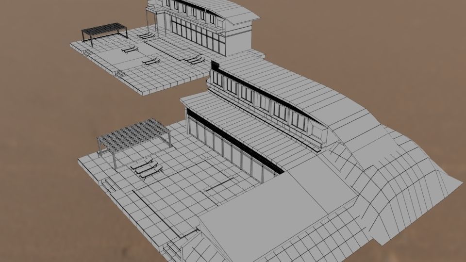 Nurai Islands Estate Villa 3D model_11