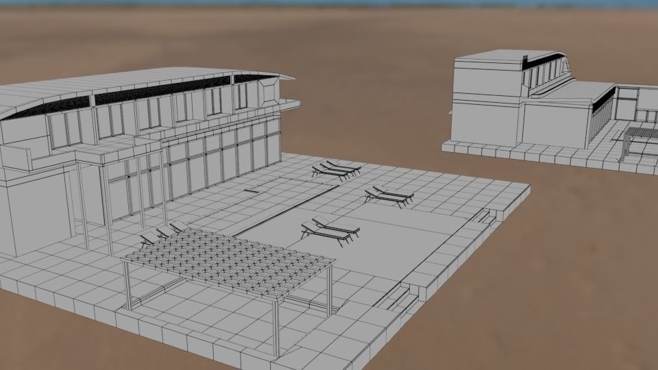 Nurai Islands Estate Villa 3D model_9