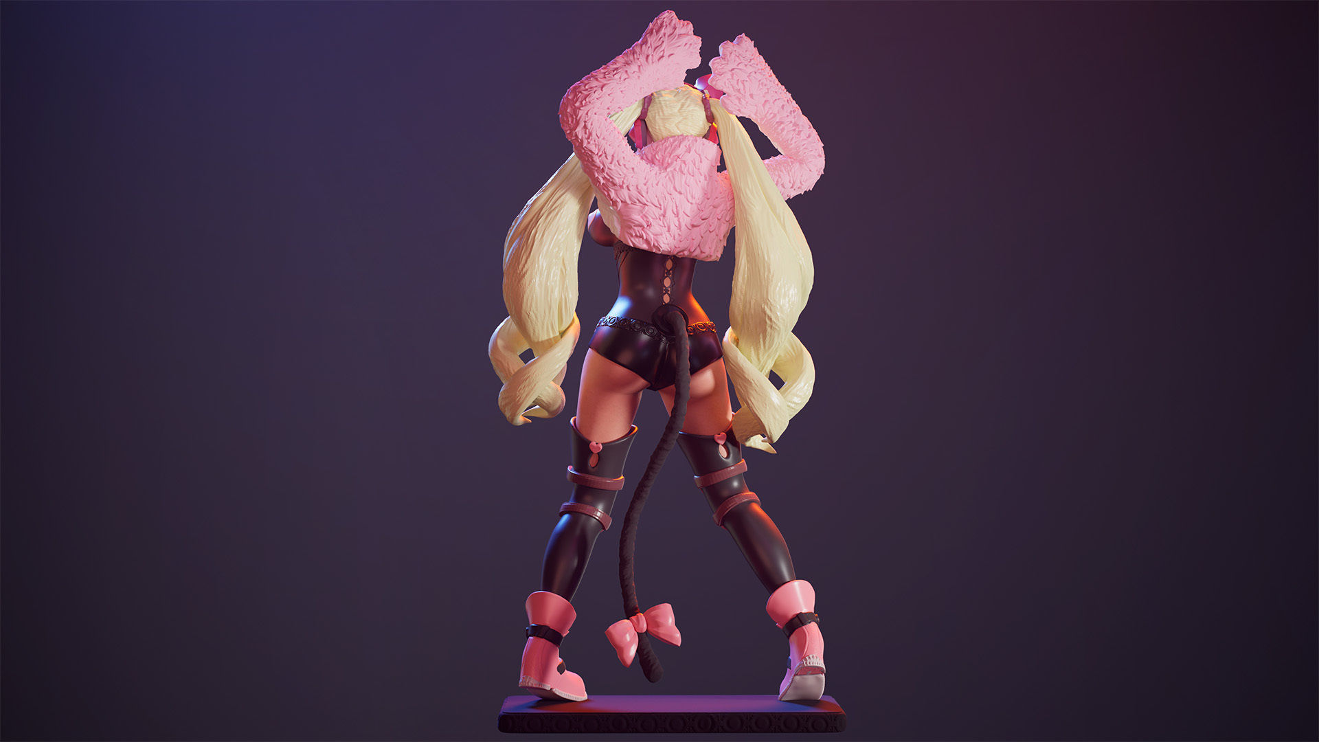 3D Print model - Lucky Chloe - fanart - Tekken 3D print model_5