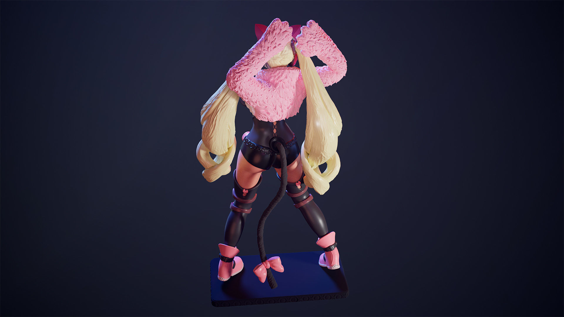 3D Print model - Lucky Chloe - fanart - Tekken 3D print model_14