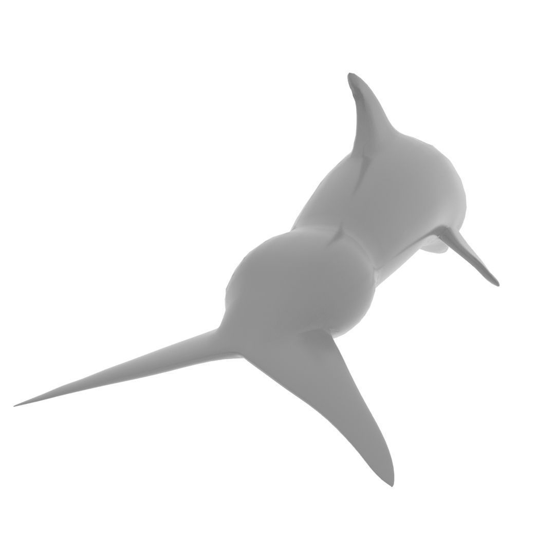 Afalin dolphin 3D model_4