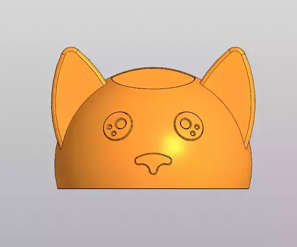 Small holder Pen holder Vase Planter Cat