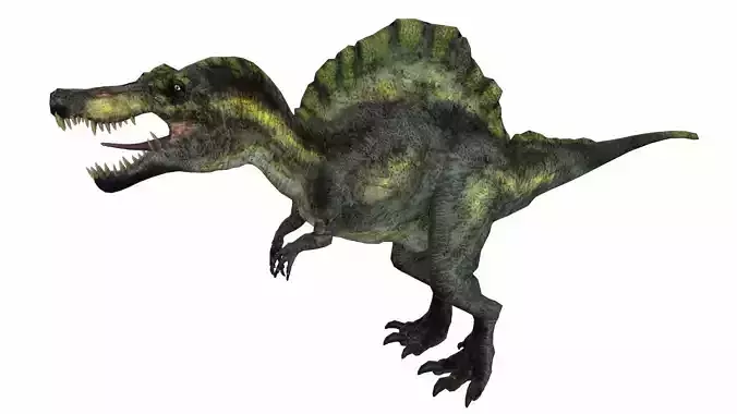 Spinosaurus Low-poly 3D model