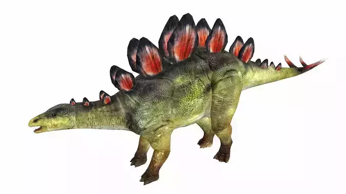 Stegosaurus Low-poly 3D model