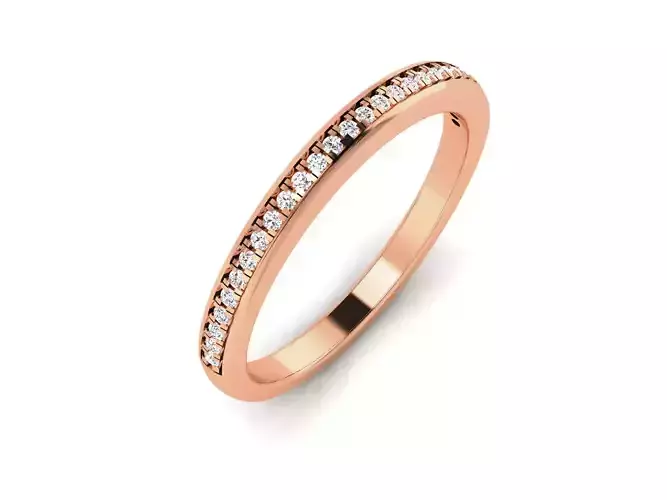 Women Band Ring 3dm render details