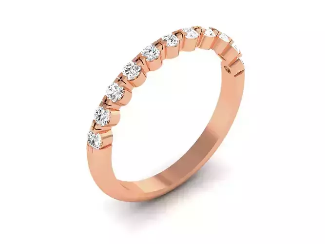 Women Band Ring 3dm render details