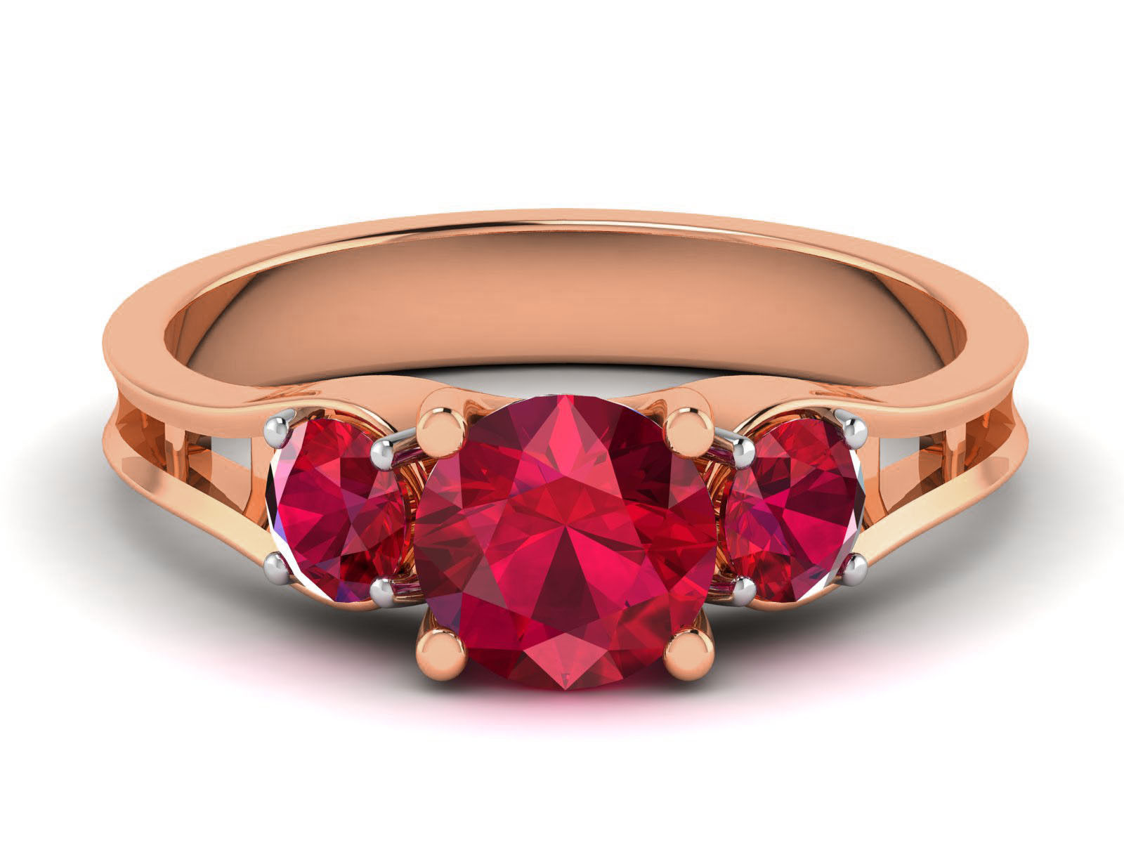 Women Solitaire Ring 3dm render details 3D print model_12