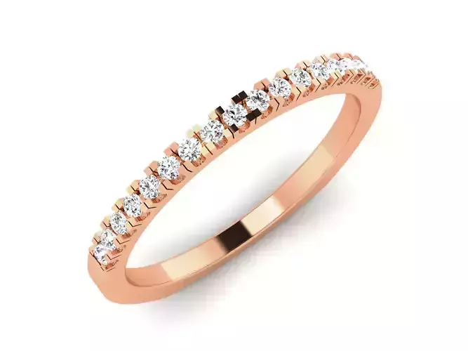 Women Band Ring 3dm render details