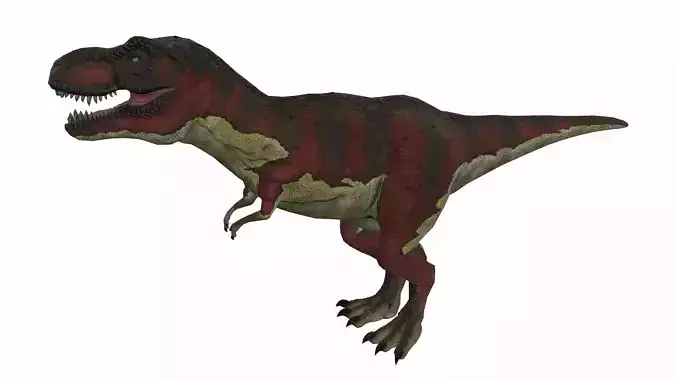 T-Rex Low-poly 3D model