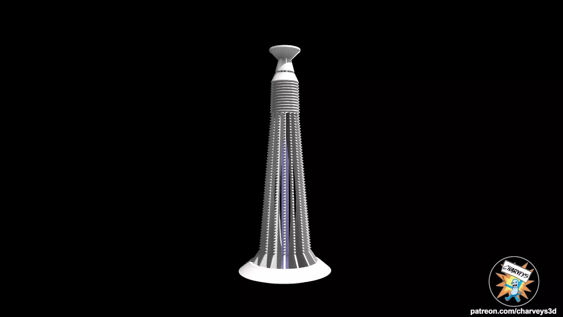 Star Wars Cloud City Sculpture for action figures 3D print model