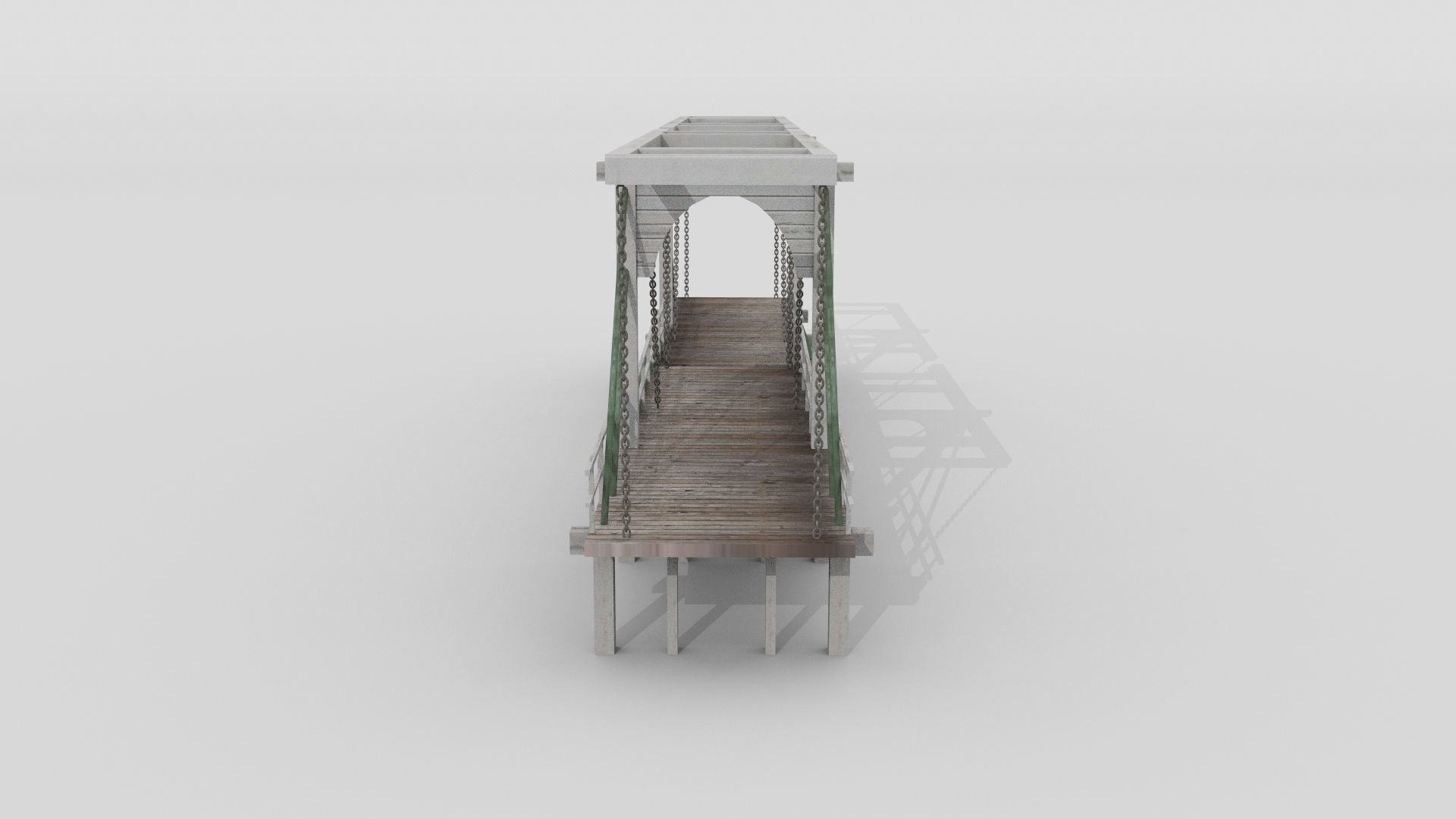 Amsterdam drawbridge 3D model_2