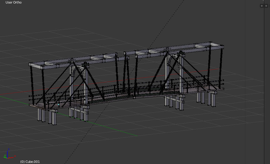 Amsterdam drawbridge 3D model_5