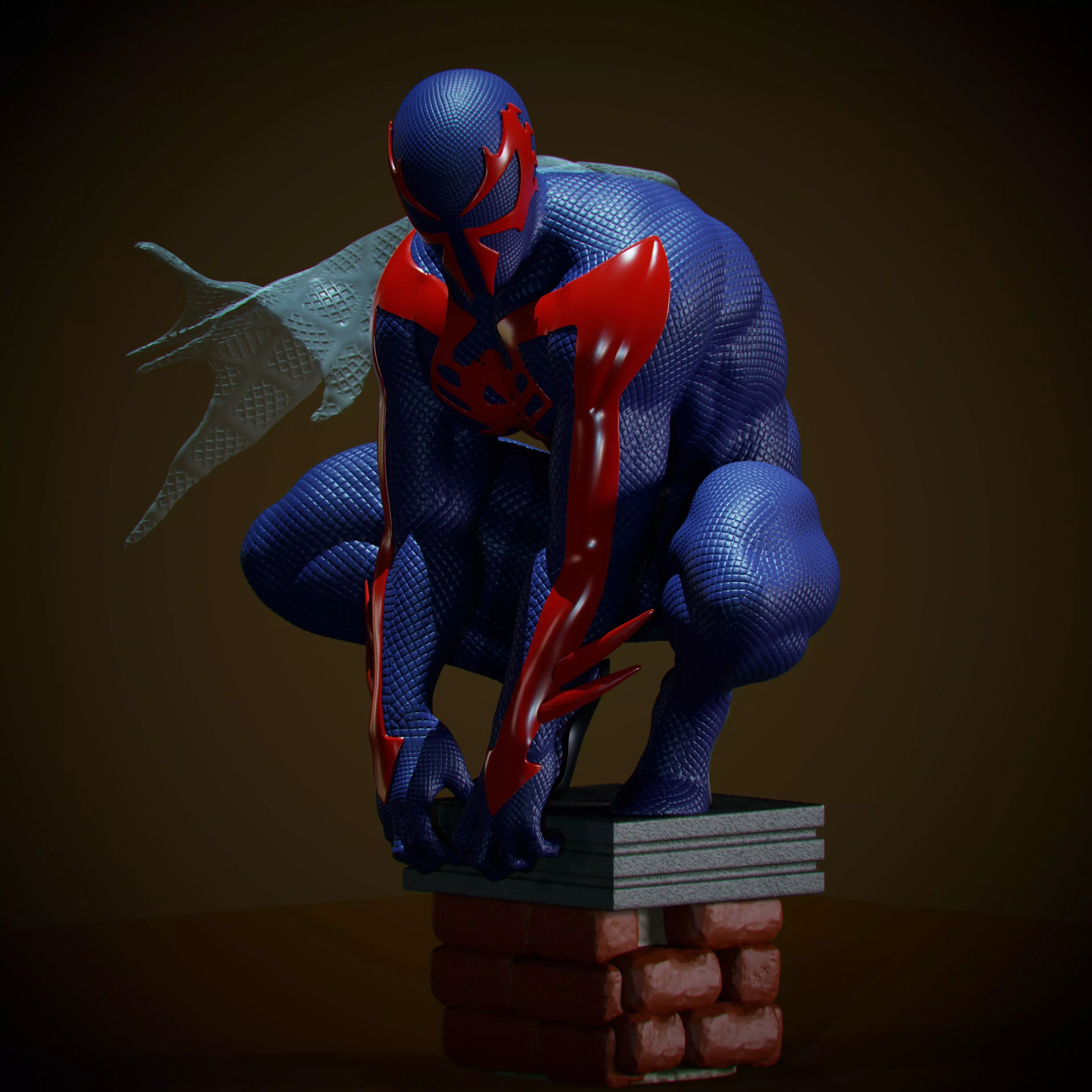 spiderman 2099 3D model_0