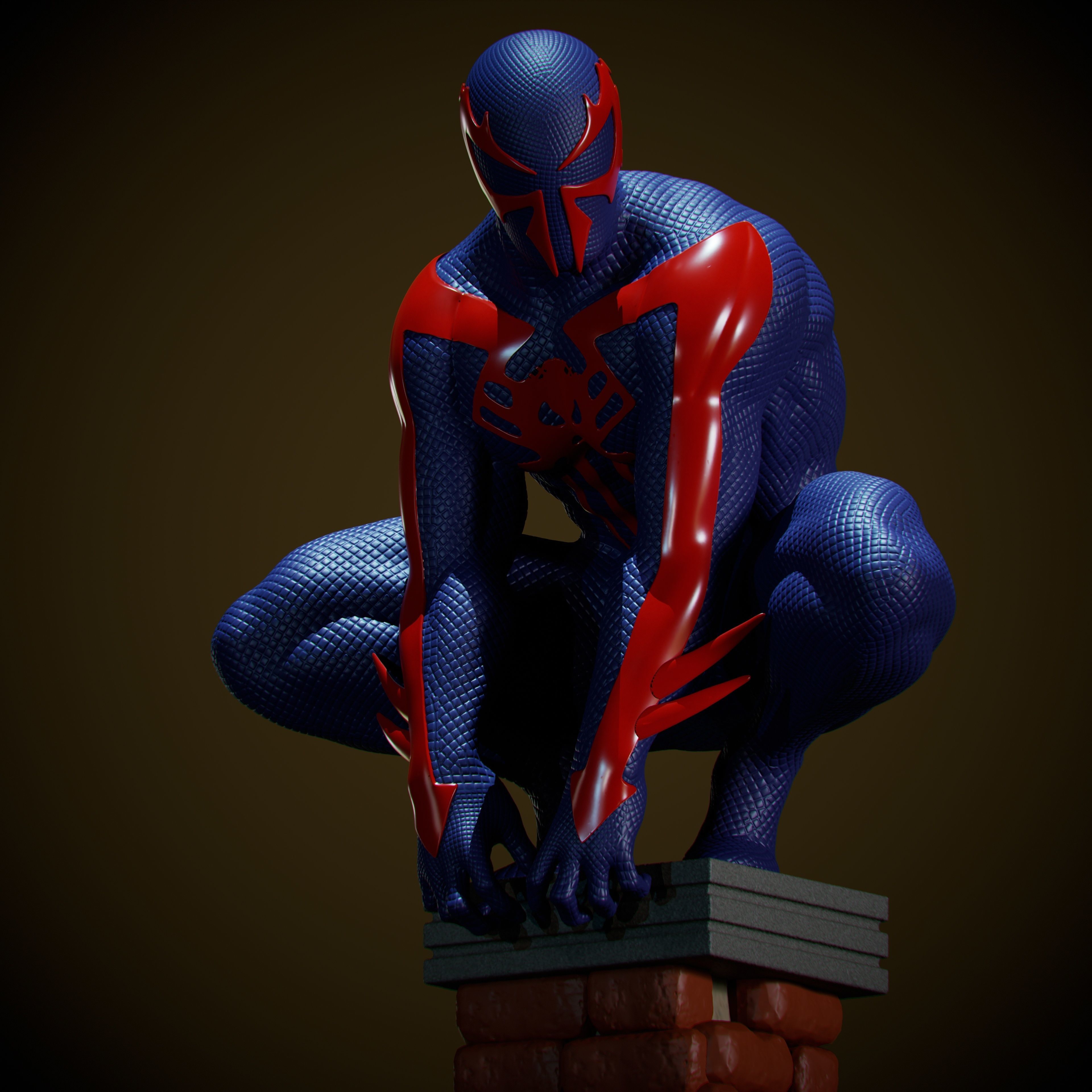 spiderman 2099 3D model_2