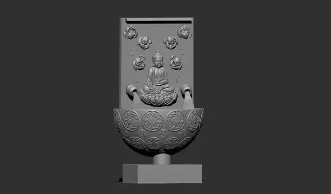 Buddha for 3D Printing 3D print model