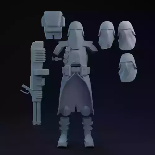 Galactic Marine 3D print model