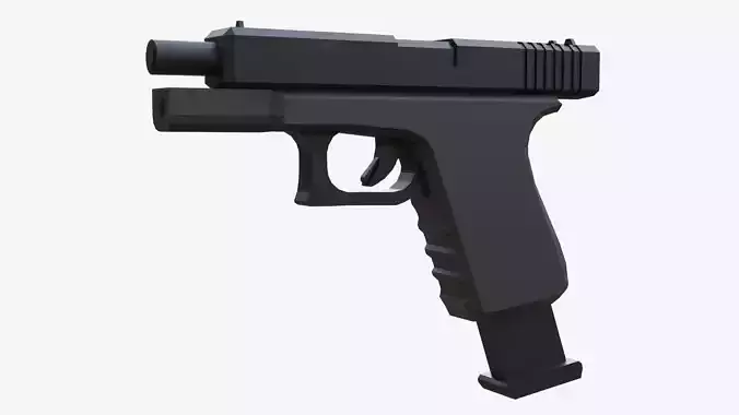 Glock 17 Gun 3D Model