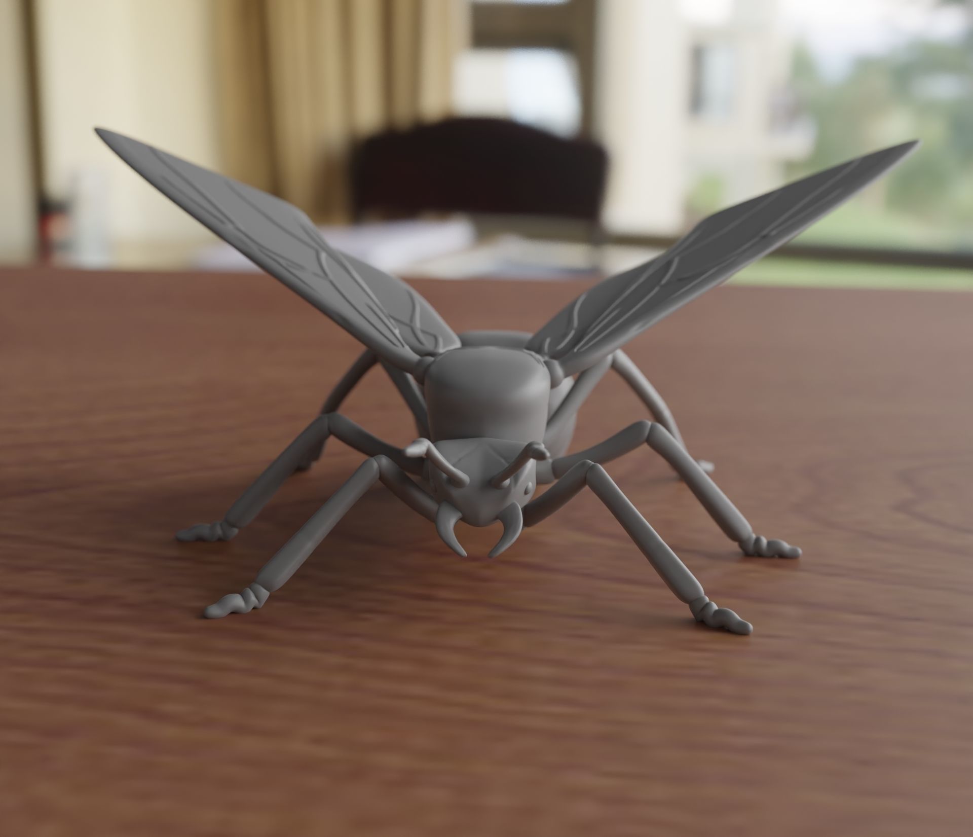 WINGED ANT 3D print model_1