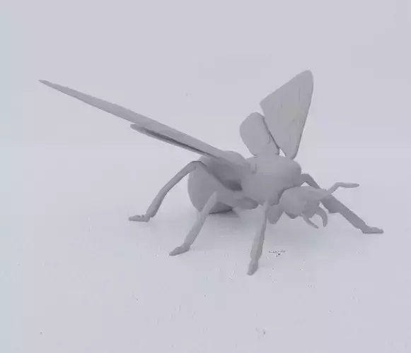 WINGED ANT 3D print model