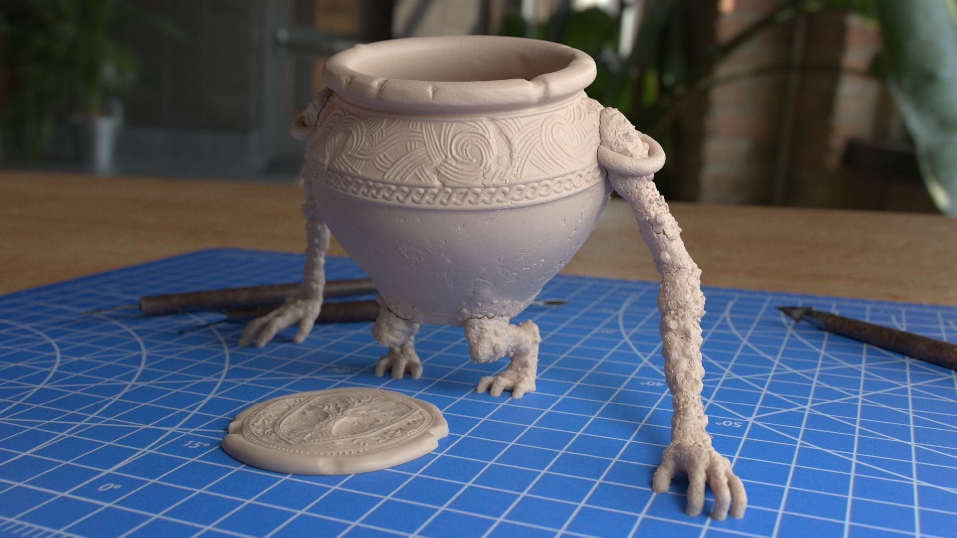 Elden Ring - Pot Standing 3D print model_2