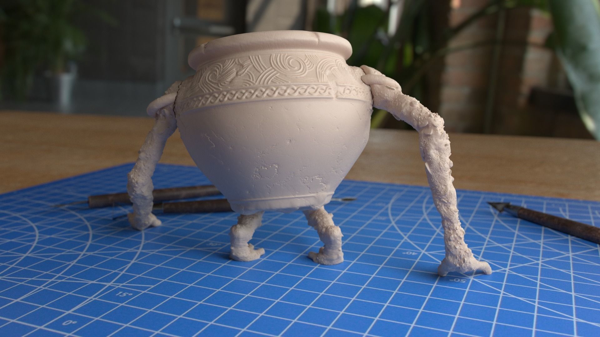 Elden Ring - Pot Standing 3D print model_3