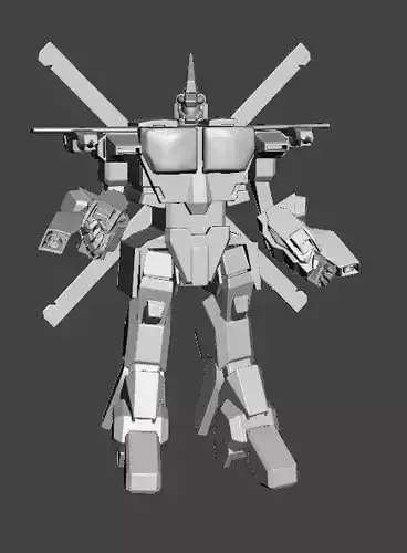 AJAC IN MODE  BATTLOID-ROBOTECH