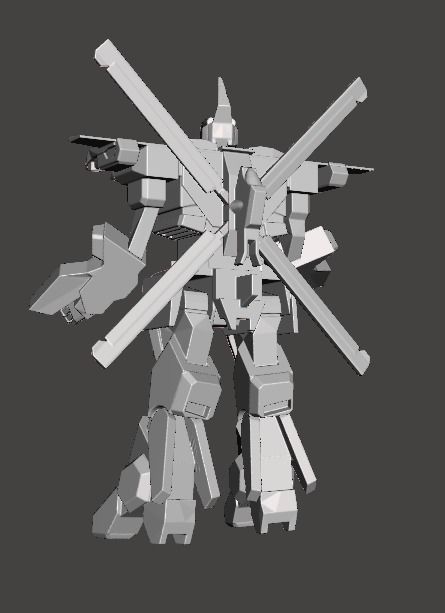 AJAC IN MODE  BATTLOID-ROBOTECH 3D model_1