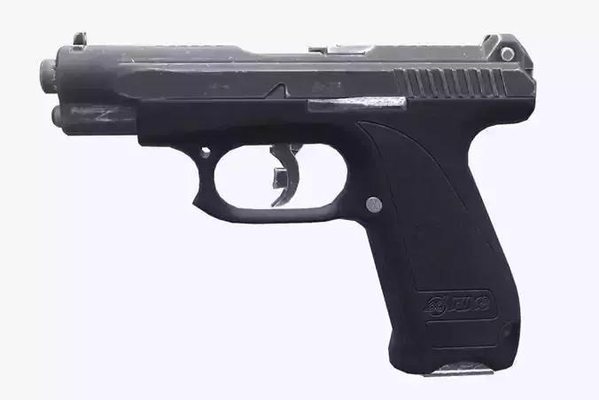 GSH-18 Low-poly 3D model