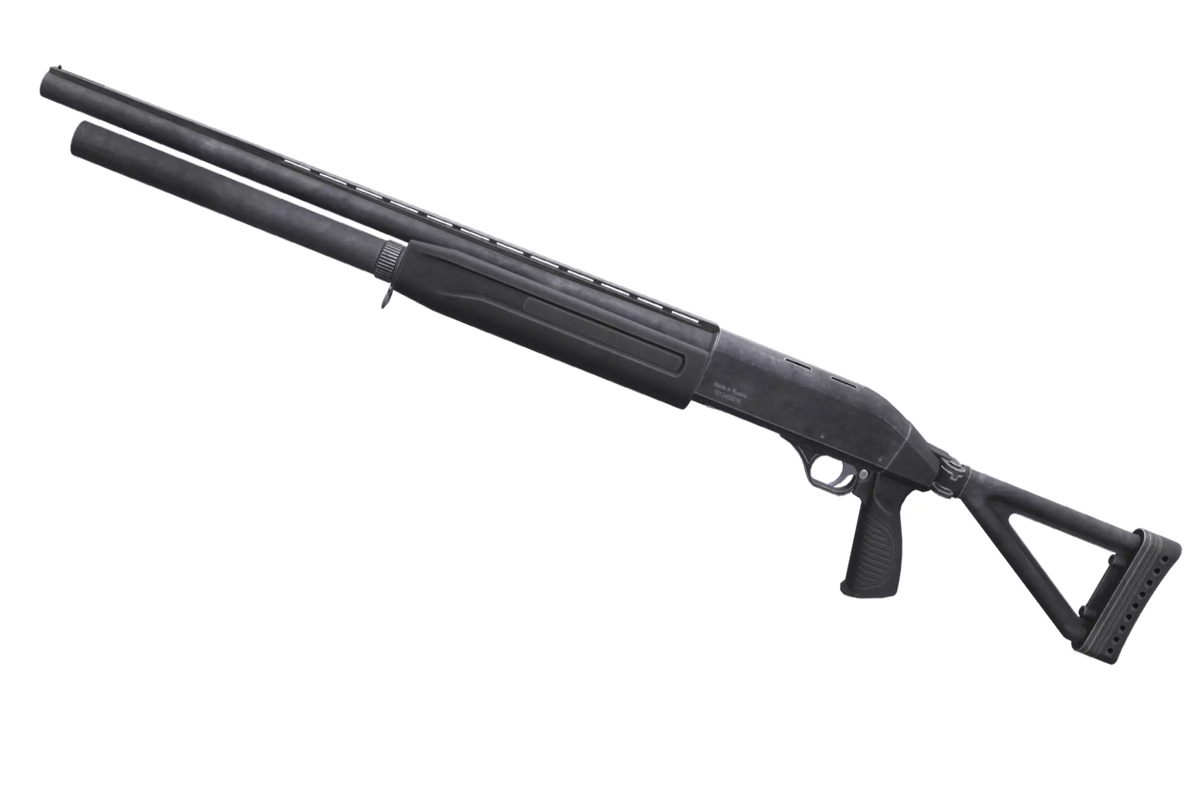 MP-153 Baikal Low-poly 3D model_0