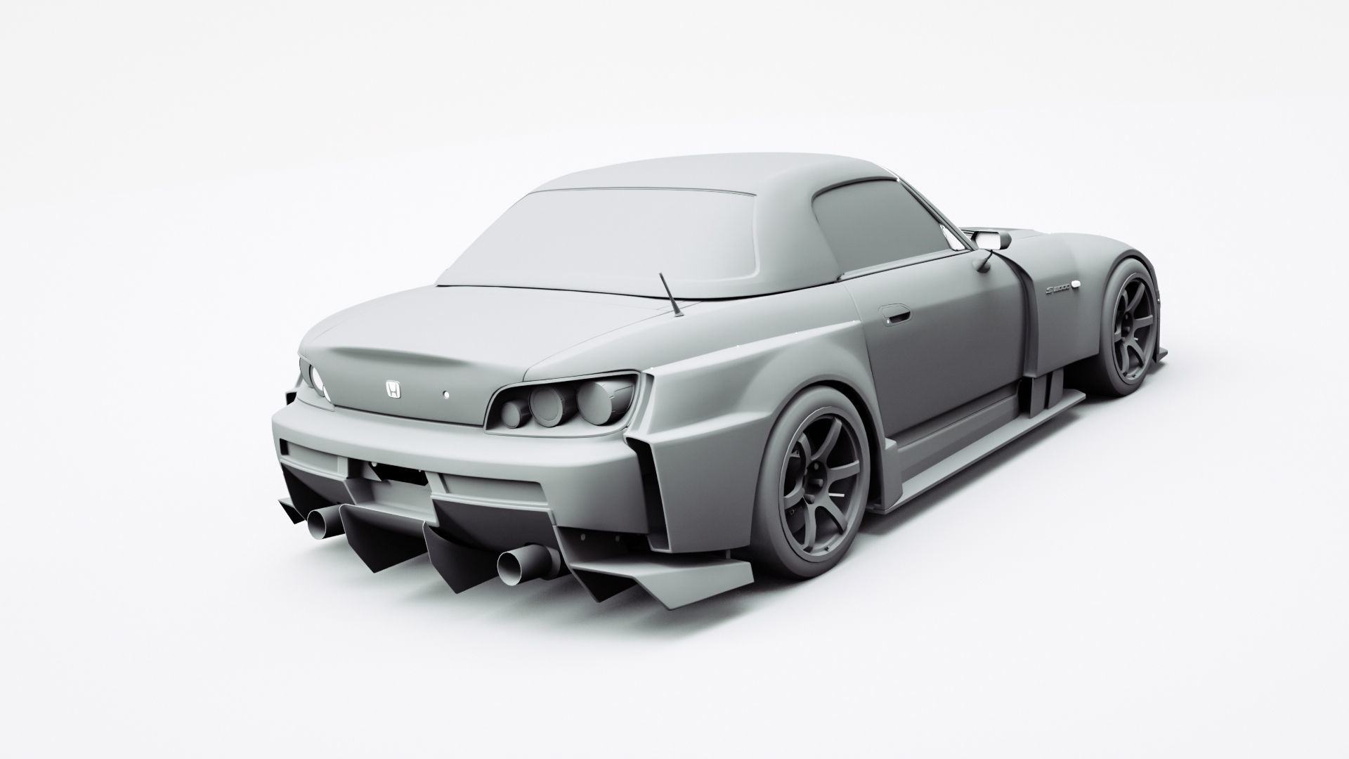 HONDA S2000 3D model_8