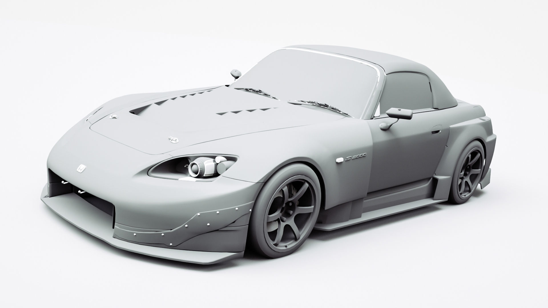 HONDA S2000 3D model_5