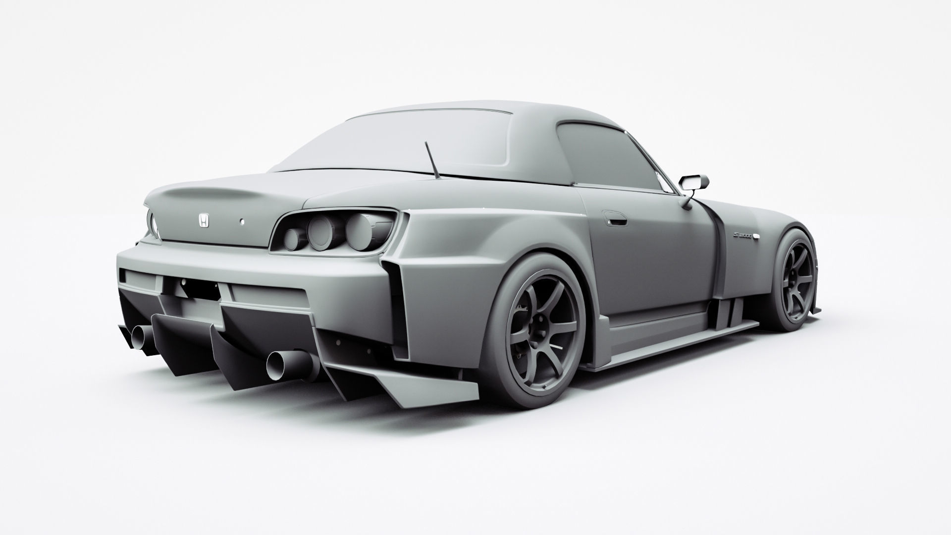 HONDA S2000 3D model_9