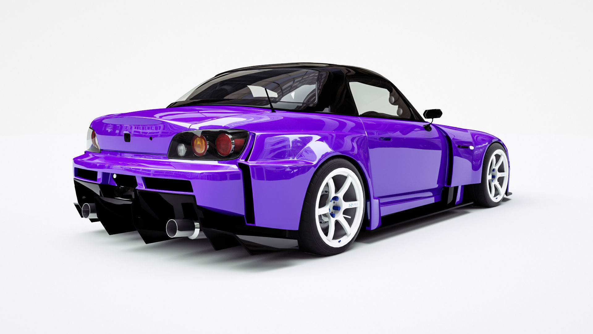 HONDA S2000 3D model_4